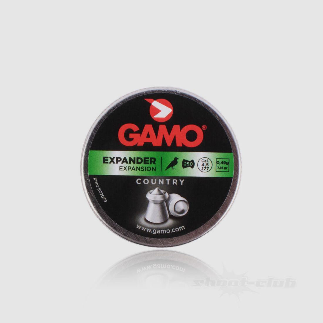 Gamo Expander Hohlspitz Diabolos 4,5mm / 0,49 g / 250 Stk