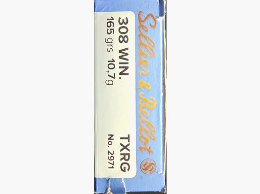 S&B TXRG .308 Munition