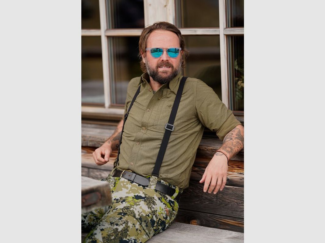 Blaser Herren Hosenträger Schwarz