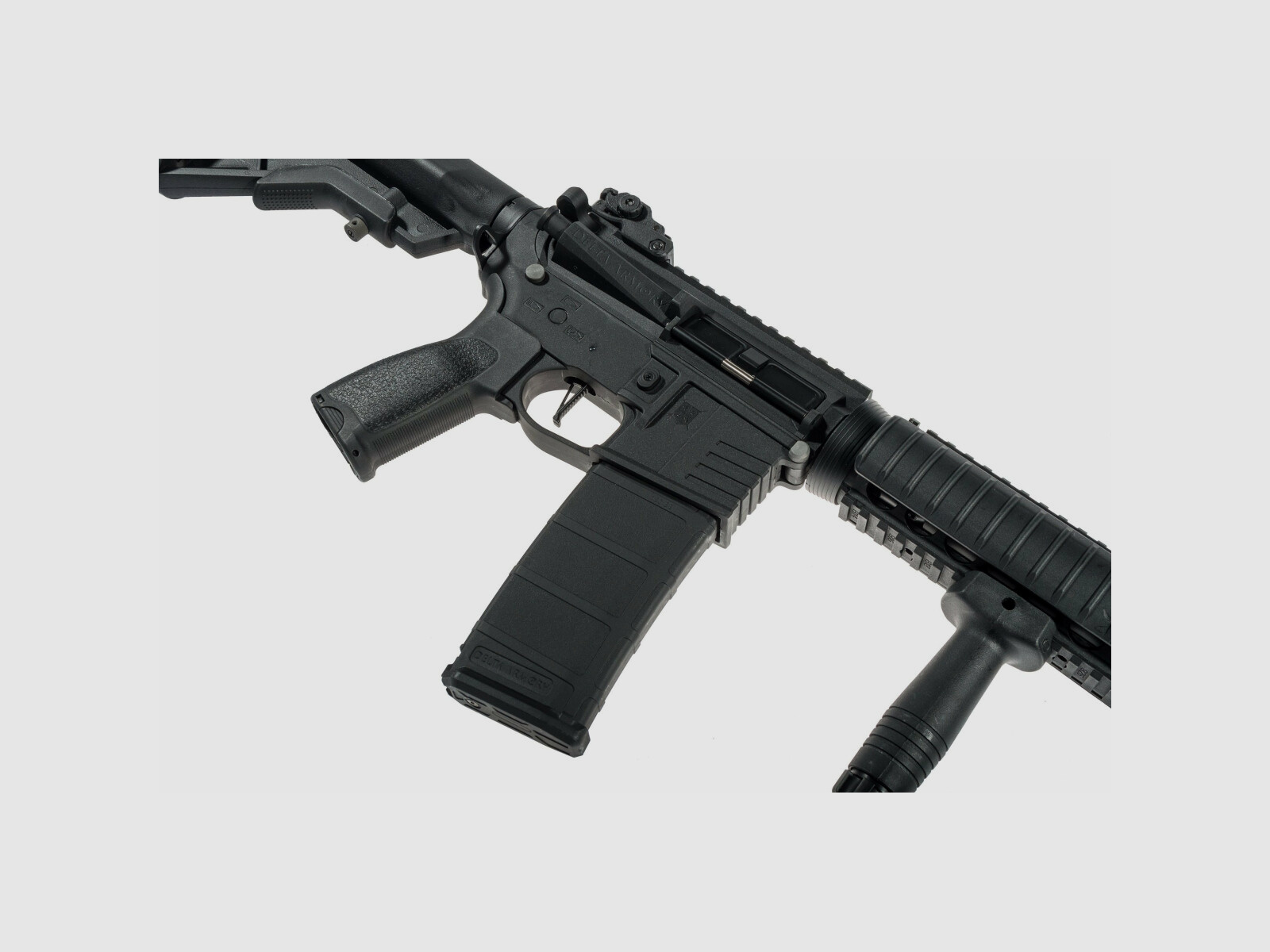 AR15 CQB-R CHARLIE ETU NC! - Delta Armory Series Black S-AEG Airsoft Rifle Free from 18 Years