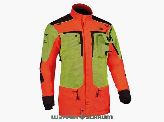 Protective jacket X-Treme Yellow/ Neon Red