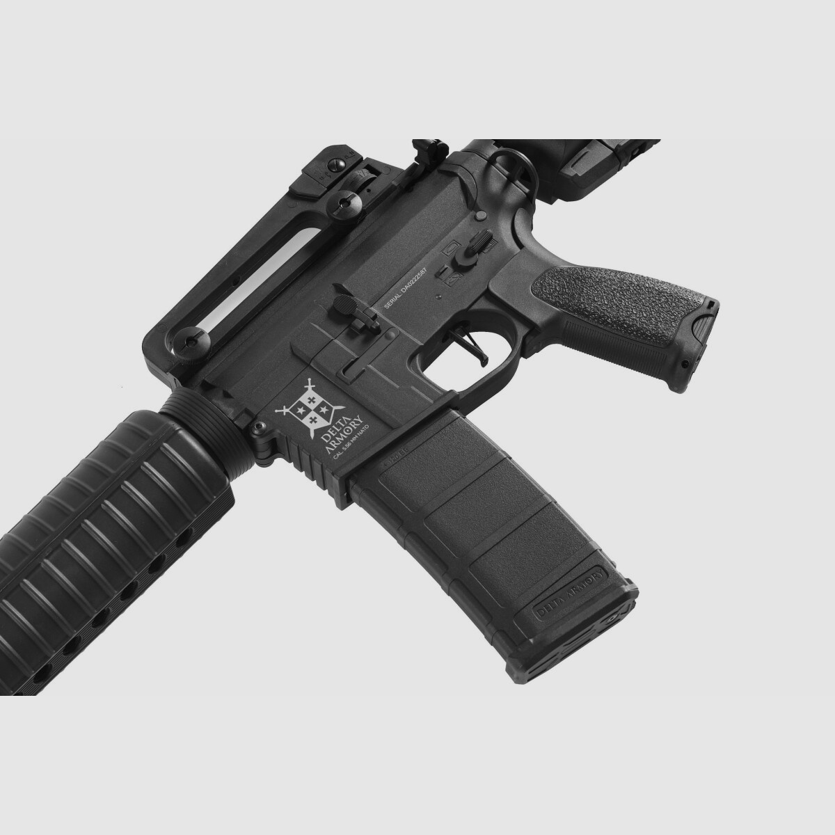 AR15 Classic CHARLIE Schwarz S-AEG Softair Gewehr Frei ab 18 Jahren | Delta Armory