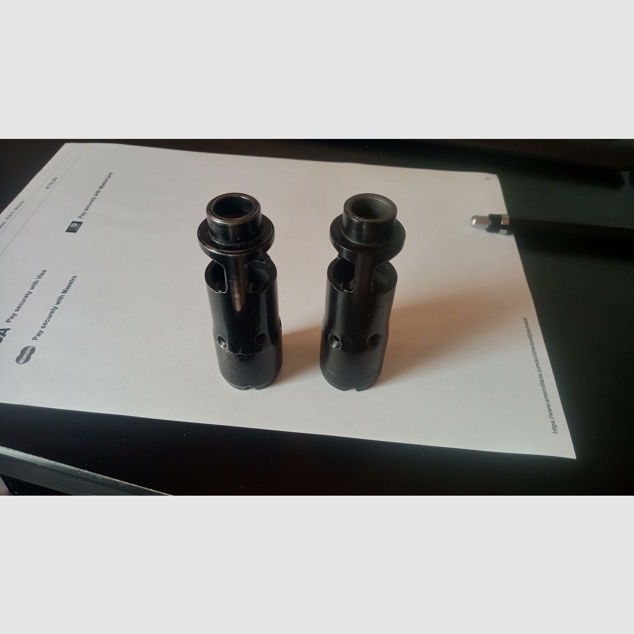Offerta di scambio: Originale Izhmash AK-74 Flash Hider 7,62 e 5,45/.223 per Arsenal Flash Hider // Kalashnikov russa 24x1,5 mm filetto destro freno di bocca soppressore di fiammata
