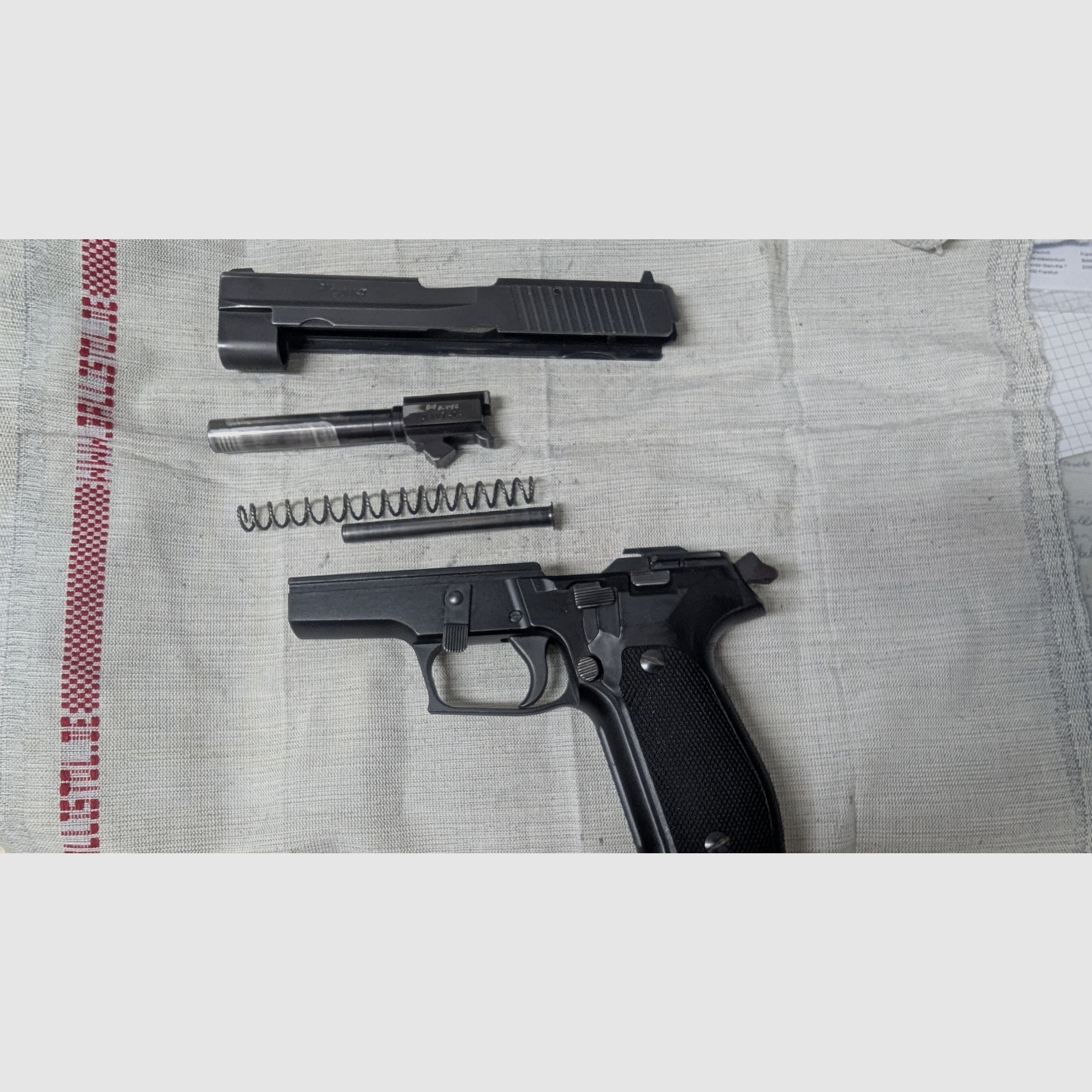 SIG Sauer P226 – 9 mm – buone condizioni fino a molto buone – incluso caricatore e fondina