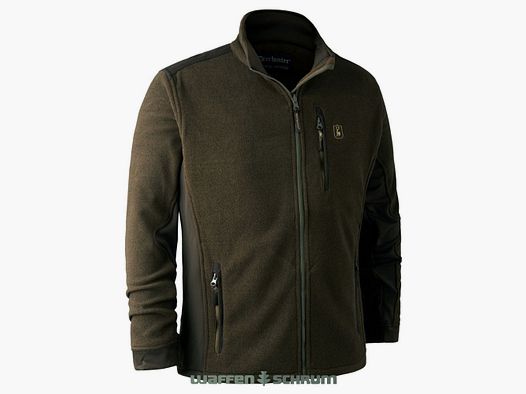 Deerhunter fleece jacket Muflon zip-in Art green