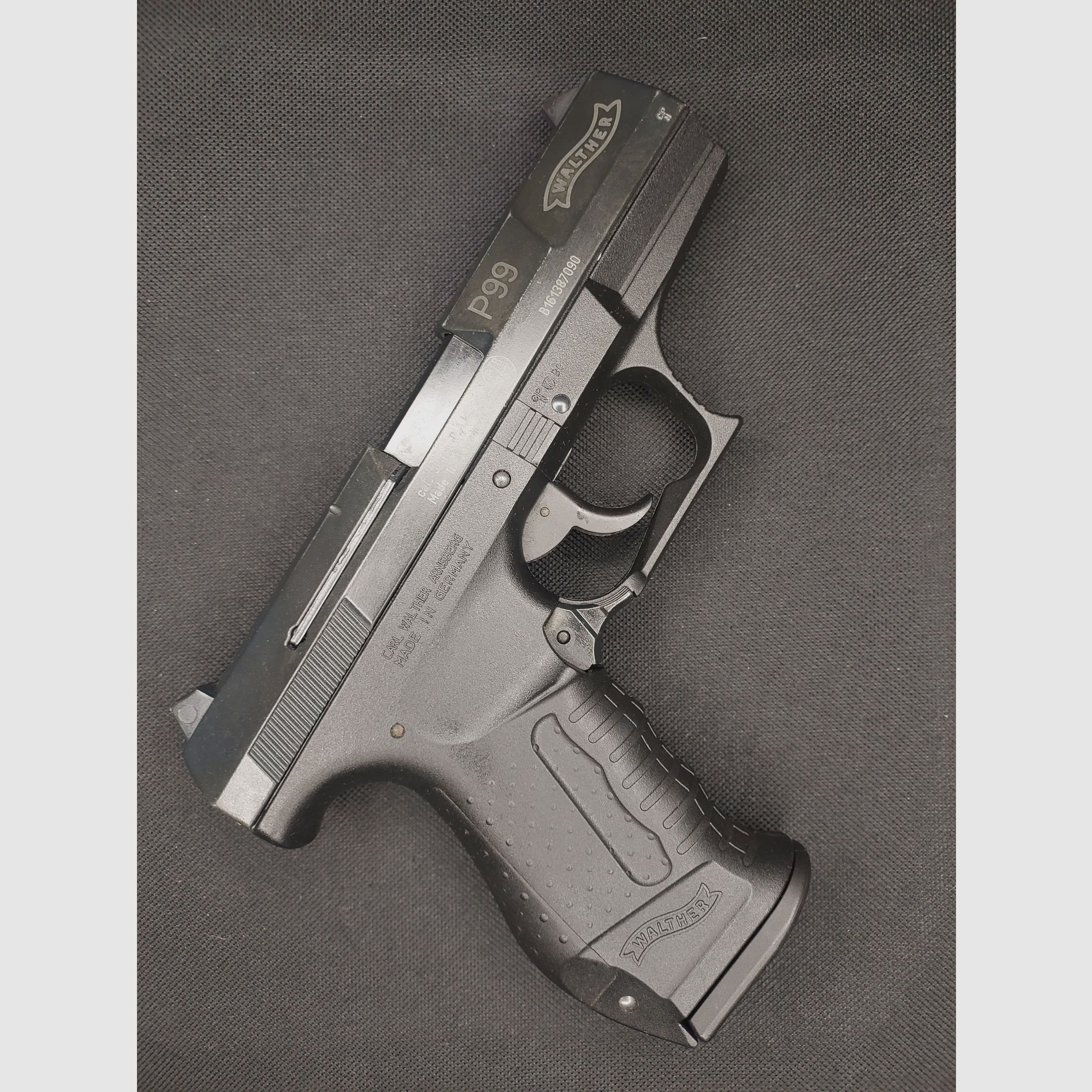 Walther P99 Schreckschuss Pistool 9mm P.A.K. (PTB 762) P 99 met Coptex Holster