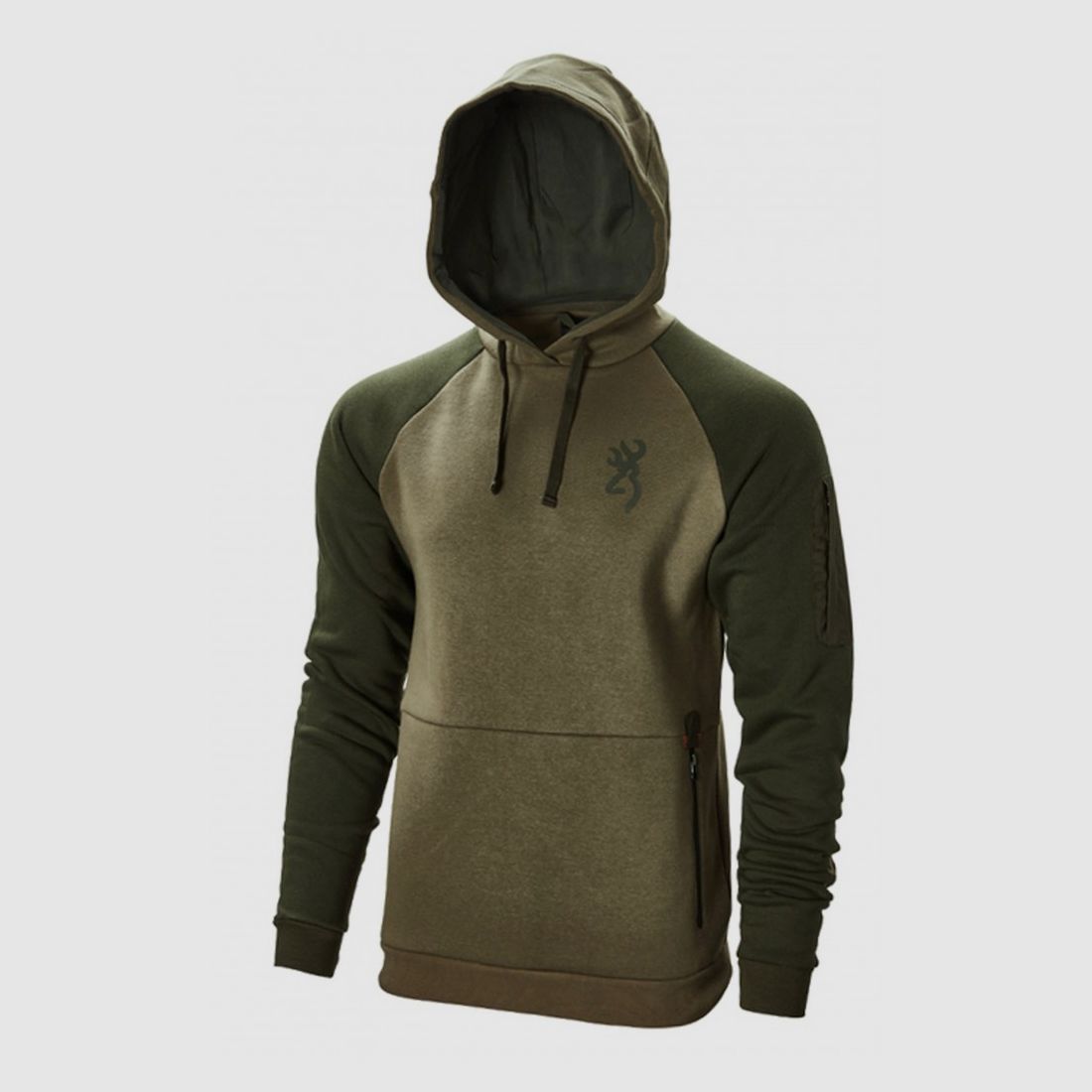 Zweifarbiger Pullover Grün Browning Größe 2XL