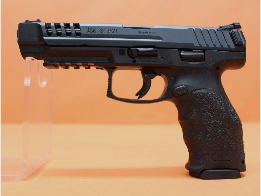 Heckler&Koch Ha.Pistole 9mmLuger Heckler&Koch/H&K HK SFP9L PB (SF) 127mm Polygonlauf/ Push-Button (9mmPara/9x19), Bild 1 von 3