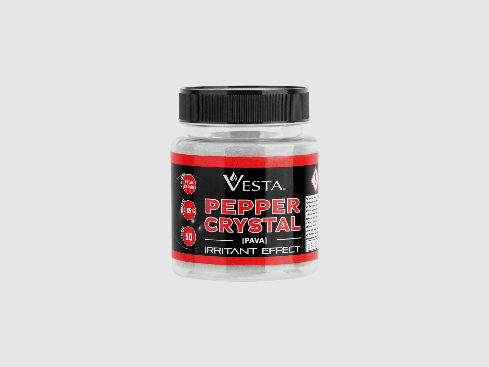 VESTA Pepper Crystal .50 Pfefferkugeln klar 0,85g 50 Stück