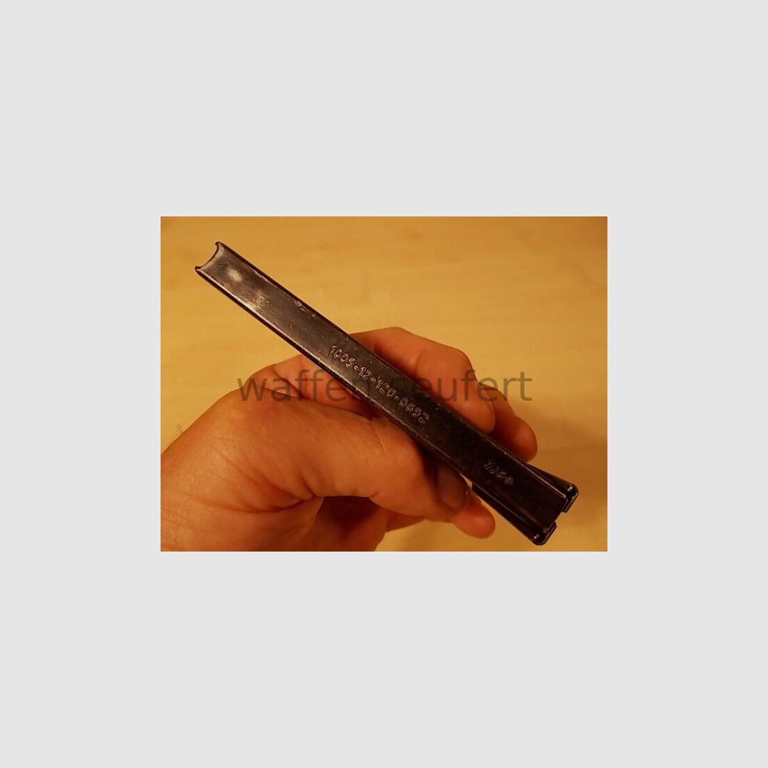 2 pièces de chargeurs 9mmL Walther P38 Bundeswehr poli