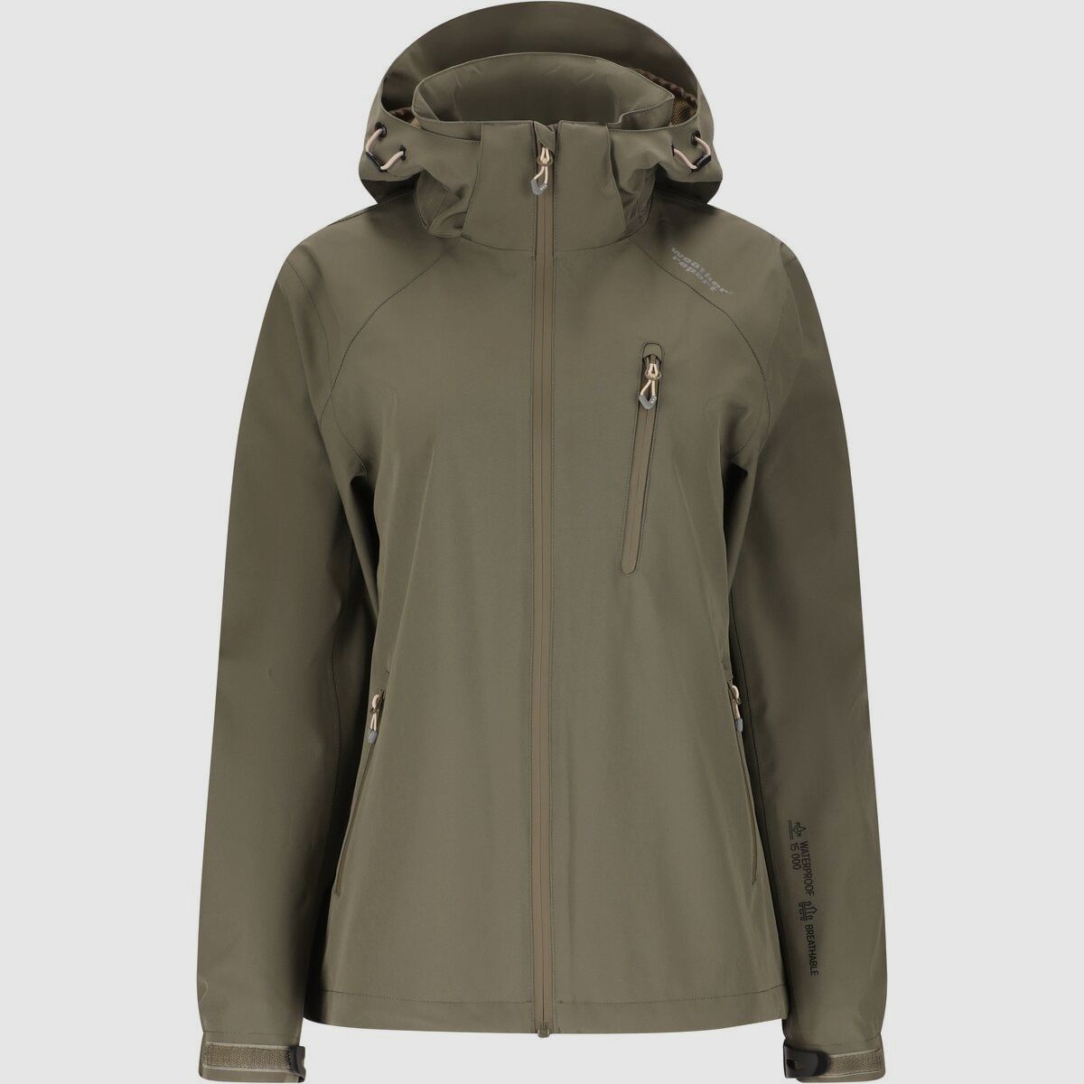 Weather Report Camelia W-Pro Women’s Rain Jacket, Olive 40