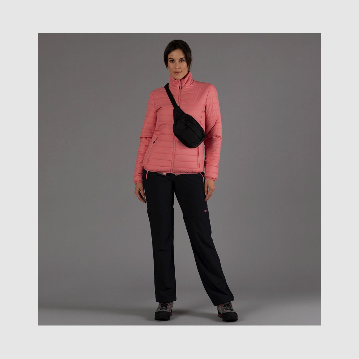 CMP Women's Zip-Off Trekking Pants Black Blue