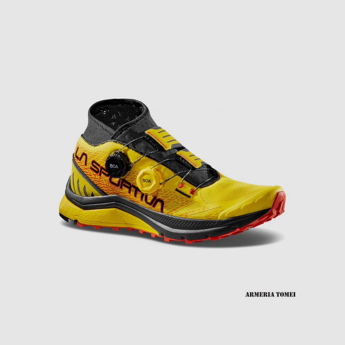 LA SPORTIVA – MAN – JACKAL II BOA Geel / Zwart / Rood, afbeelding 2 van 8