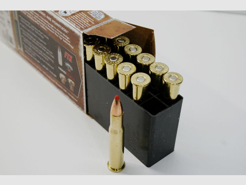 20 Schuss HORNADY .30-30 Win. #82736 140gr MONOFLEX Bleifei Jagd > 2000 Joule 100m Lever Evolution