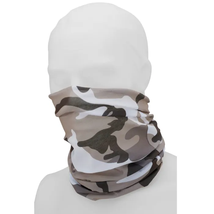 Foulard multifunzionale (scaldacollo) per testa, viso, collo - Taglia unica - Urban Camouflage