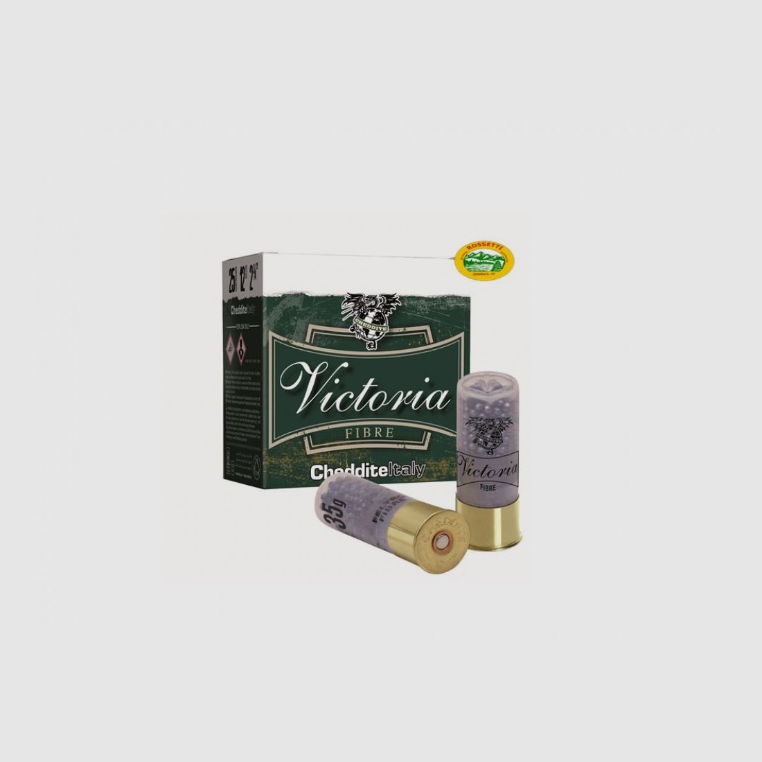 CHEDDITE Patronen VICTORIA Filz Kal.12 gr.35 pb.6 spezielle Taube