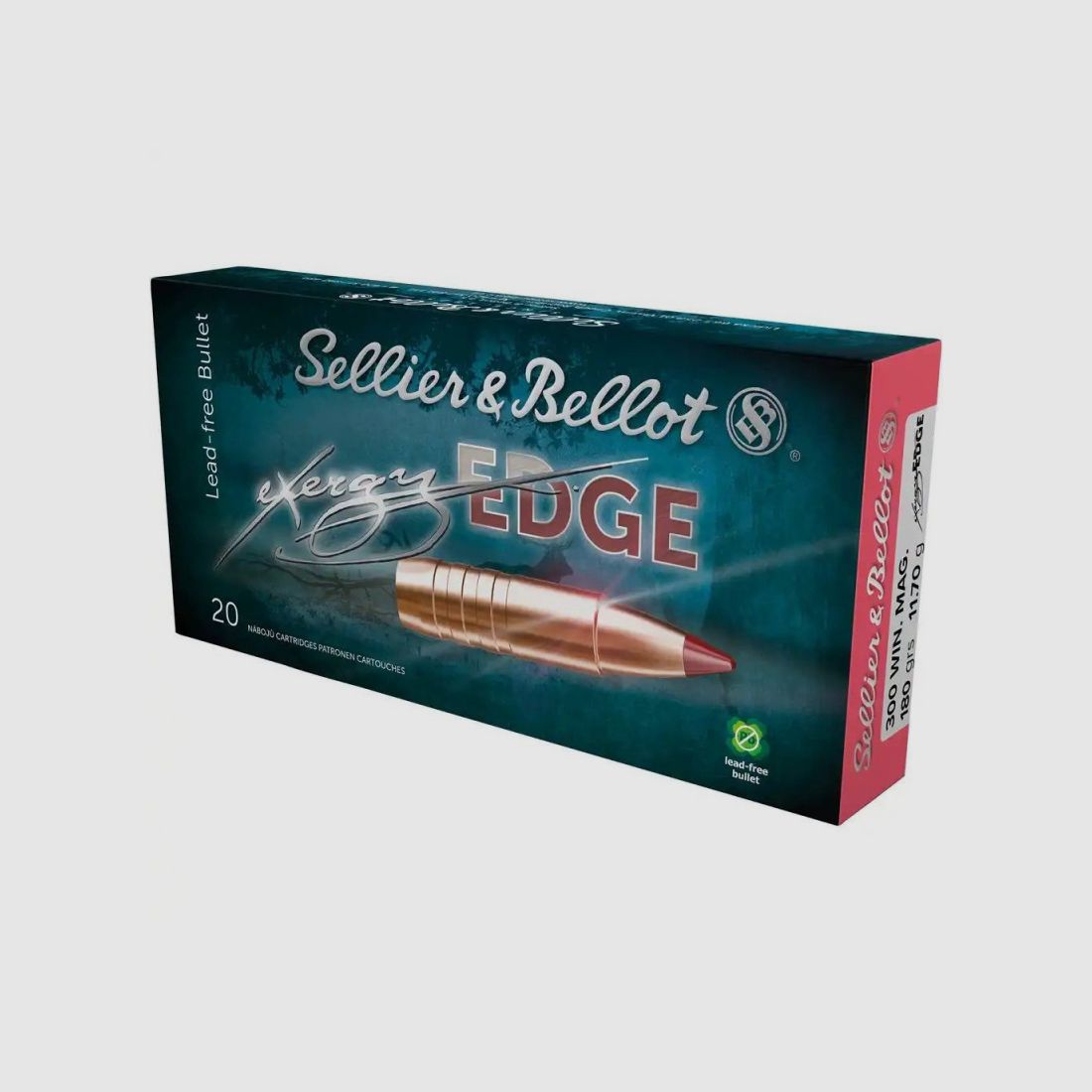 S&B .300 Win Mag eXergy EDGE 11.7 g 180 gr, Bild 1 von 8