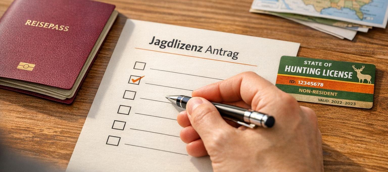 Checkliste: Jagdlizenz für Ausländer in den USA beantragen