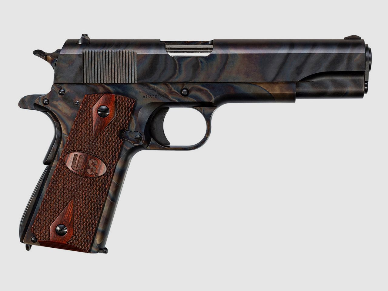 Pistole AUTO ORDNANCE mod. 1911 Case Hardened Kal. .45acp, Bild 1 von 2