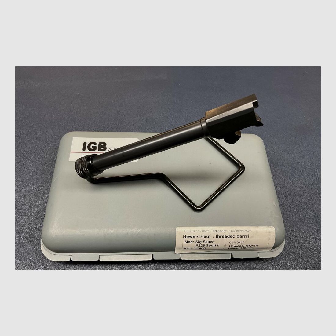 Austauschlauf IGB mit Gewinde 9mmLuger