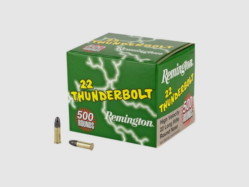 Amunicja REMINGTON kal .22 LR , 2,6g/40gr HV THUNDERBOLT RN, opakowanie 500 szt.