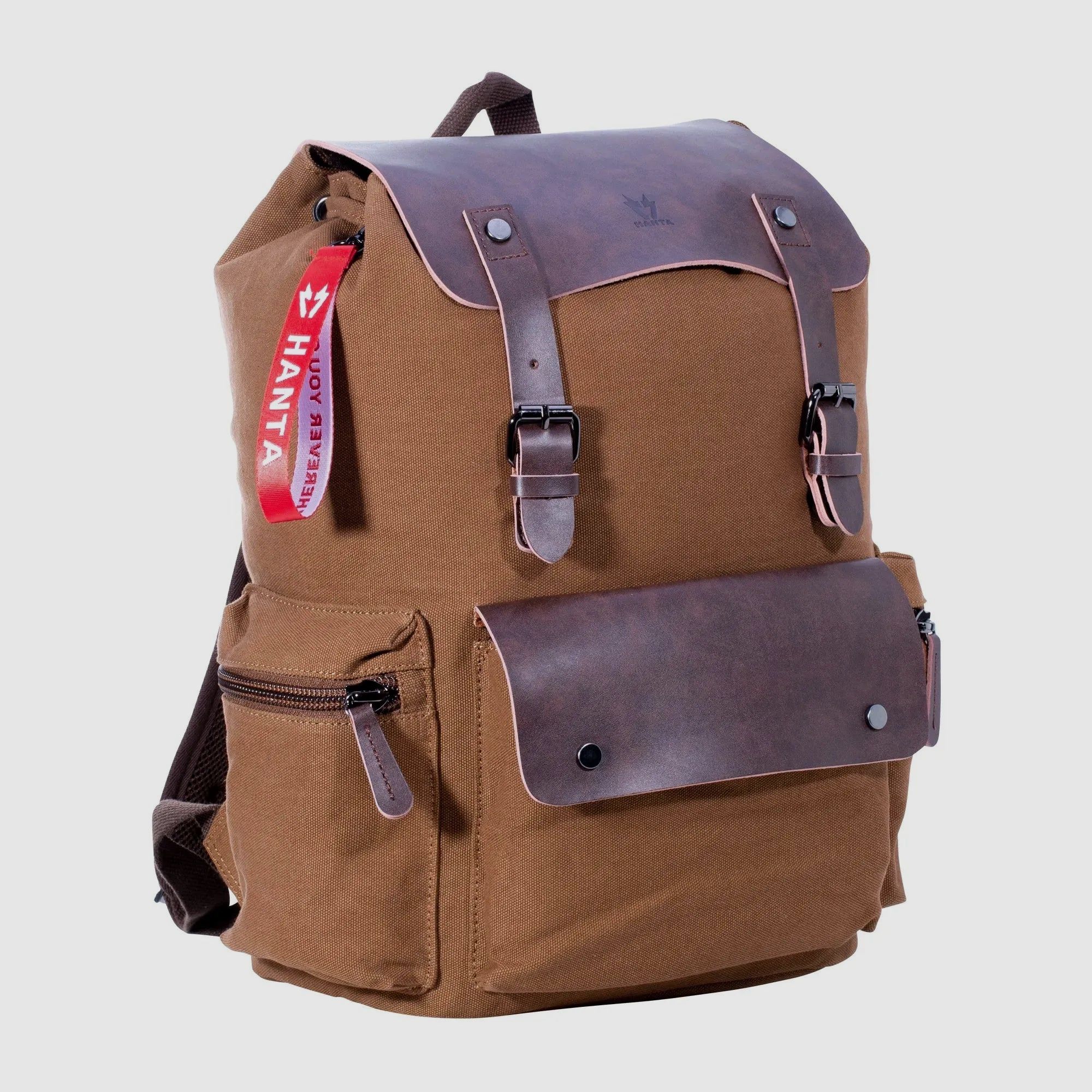 Hanta Hanta Nature Rucksack Canvas 25 L braun