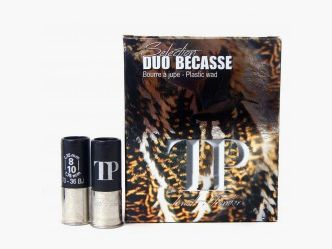 12/70 Tunet Premier Duo Bécasse BJ N° 8+10 / 2,25+1,75mm / 36g