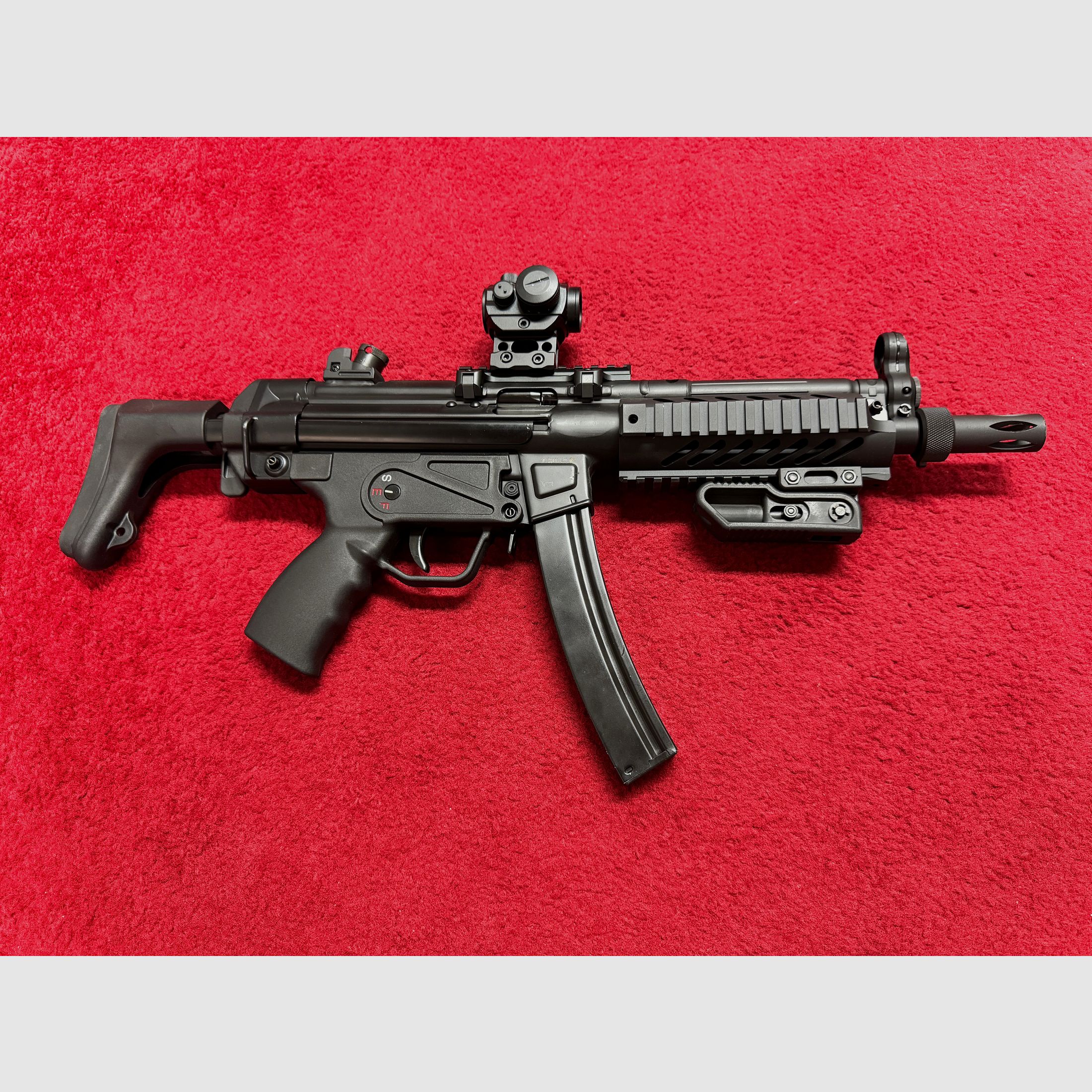 SRC SR5A3 TAC MP5 A3 Full Metal Co2 Blow Back GBB 6mm Airsoft