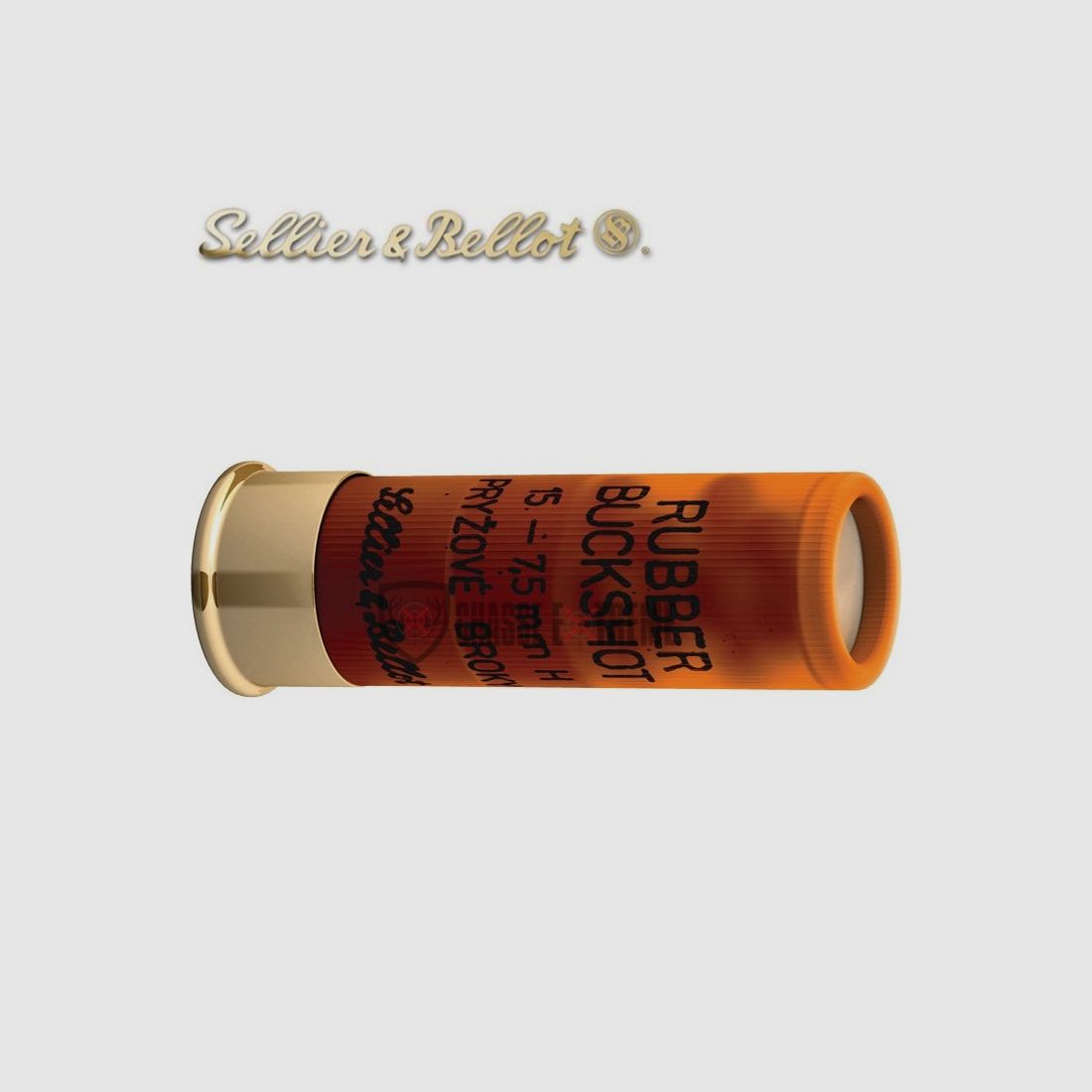 25 S&B Rubber Buck Shot Chevrotine Rubber cartridges cal.12x67.5 15gr