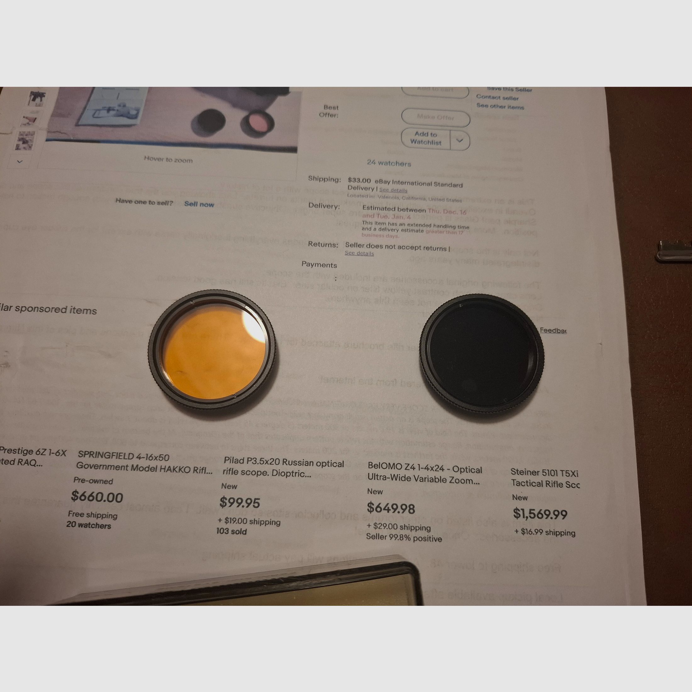 Sammler aufgepasst sehr selten !! very rare!!  NIMROD 6x40 IDF ( Isreli defense forces) made by HAKKO  (JAPAN)