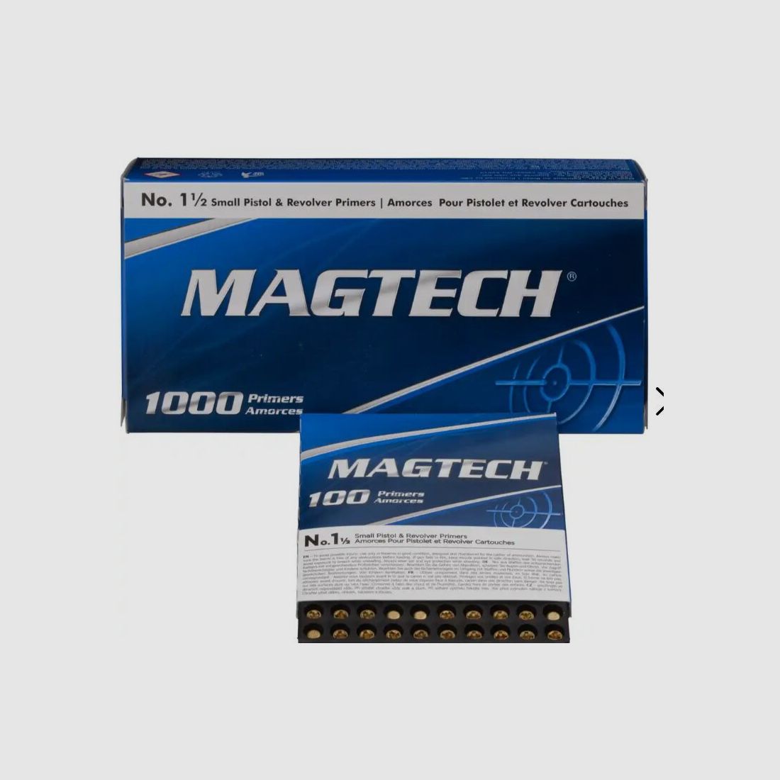 Amorces Magtech pour petits pistolets