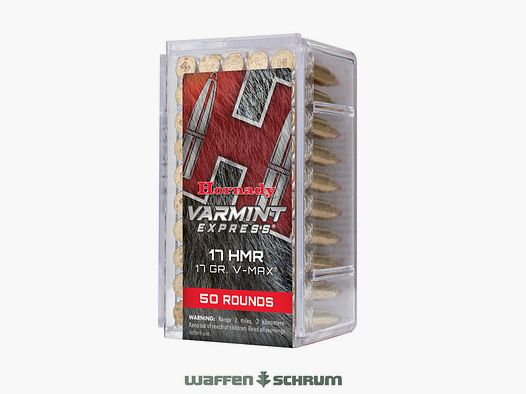 Hornady .17HMR Varmint Express V-Max 1,1g - 17gr.