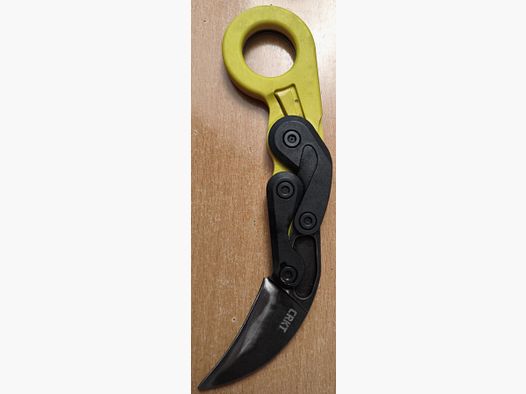 CRKT Caswell Couteau Provoke Zap, jaune