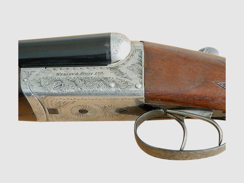 Doppelflinte Webley & Scott, Kal. 12/65