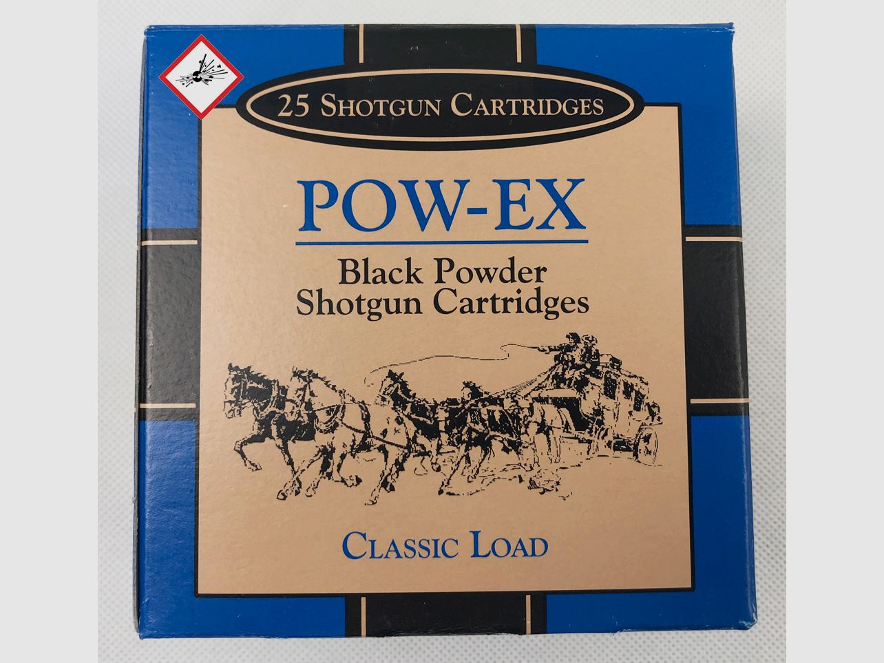 Pow-Ex Schwarzpulver Platzpatrone 12/70
