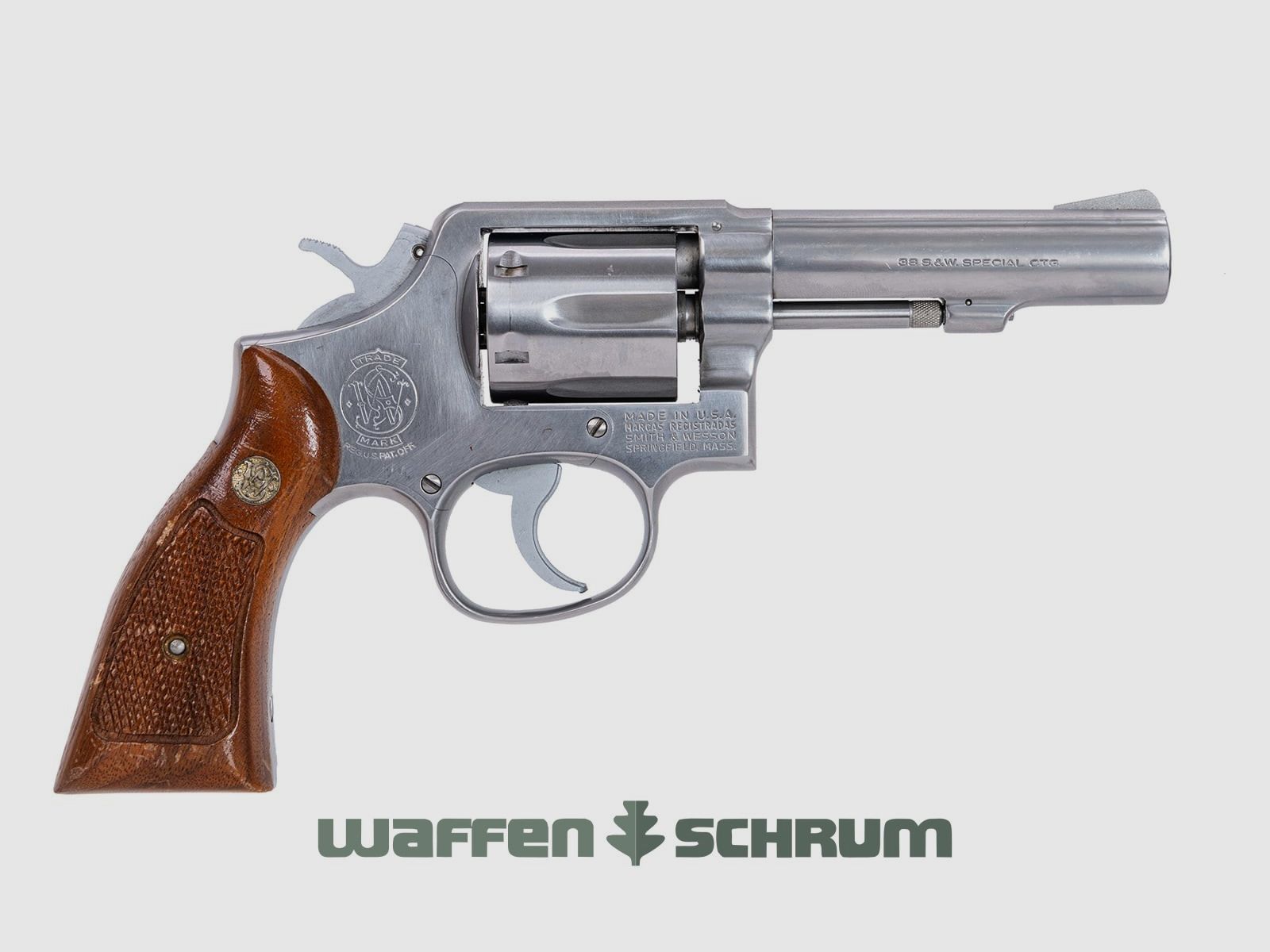Smith & Wesson Mod. 64-3 , LL: 4 Zoll, Lederholster .38Special