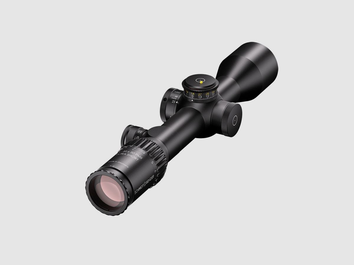 SCHMIDT U. BENDER 3-20×50 PM II Ultra Short LP TR²ID 1cm ccw DT27 MTC LT / ST ZC CT, image 2 of 5