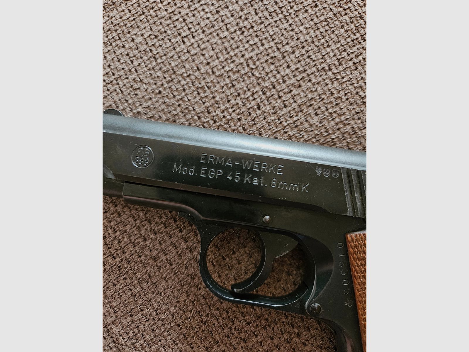ERMA-WERKE Mod.EGP 45Kal.8mm K 