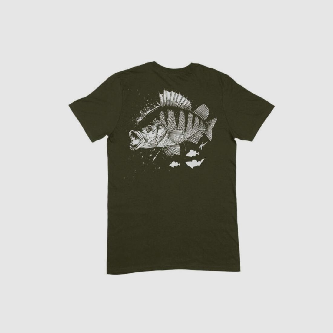 T-SHIRT YUKI PERCH FEVER OLIVE, Bild 2 von 2