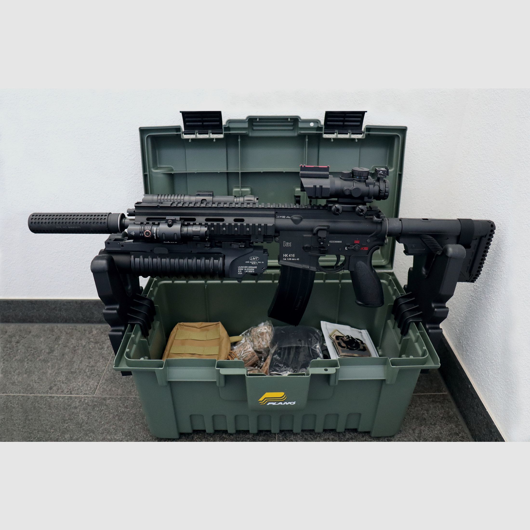 HK416 A5 Gas VFC (UMAREX) volledig uitgerust, nieuw, ongebruikt! Combi (waarde: ca. 1100,-- Euro)