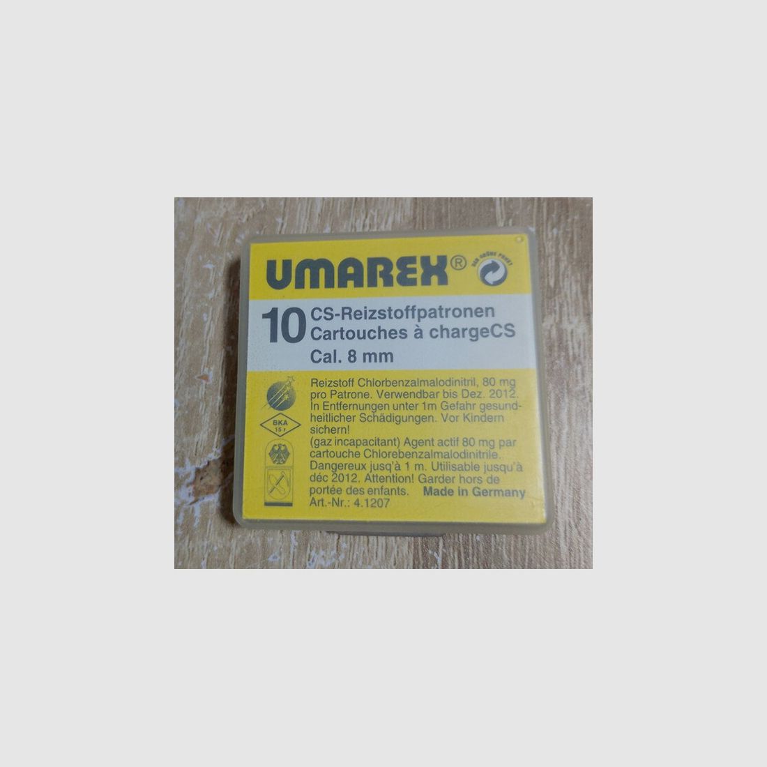 Umarex CS Gaspatronen Kal. 8 mm Knall