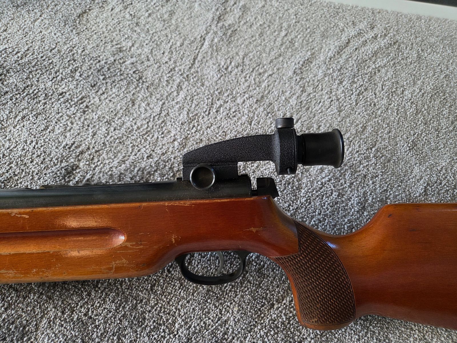 Haenel 3.112 DDR match rifle with diopter, Q1 year approx. 1964-66