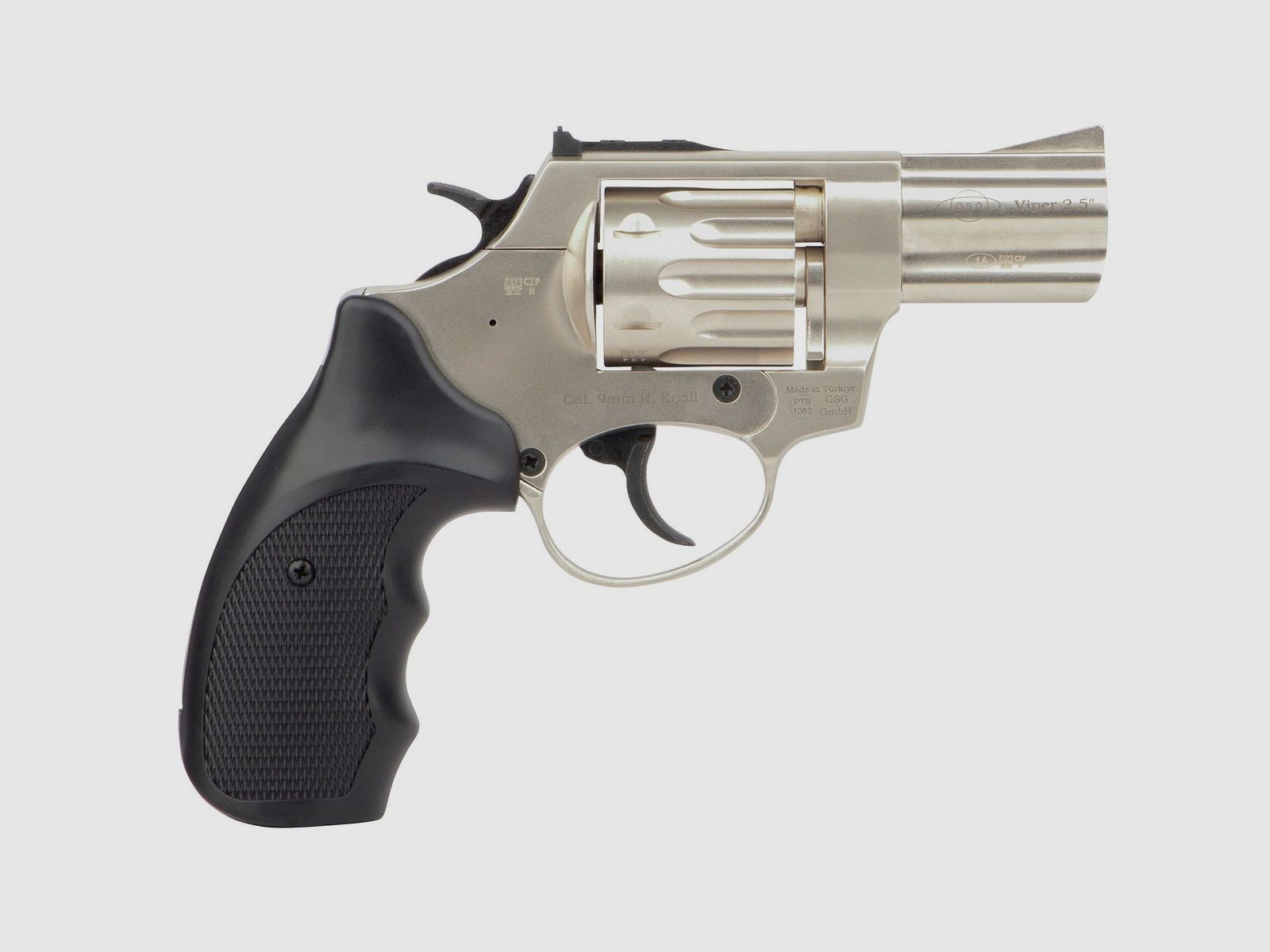 Ekol Viper 2,5'' Nickel 9 mm R. - Revolver a Gas-Segnale, immagine 2 di 6