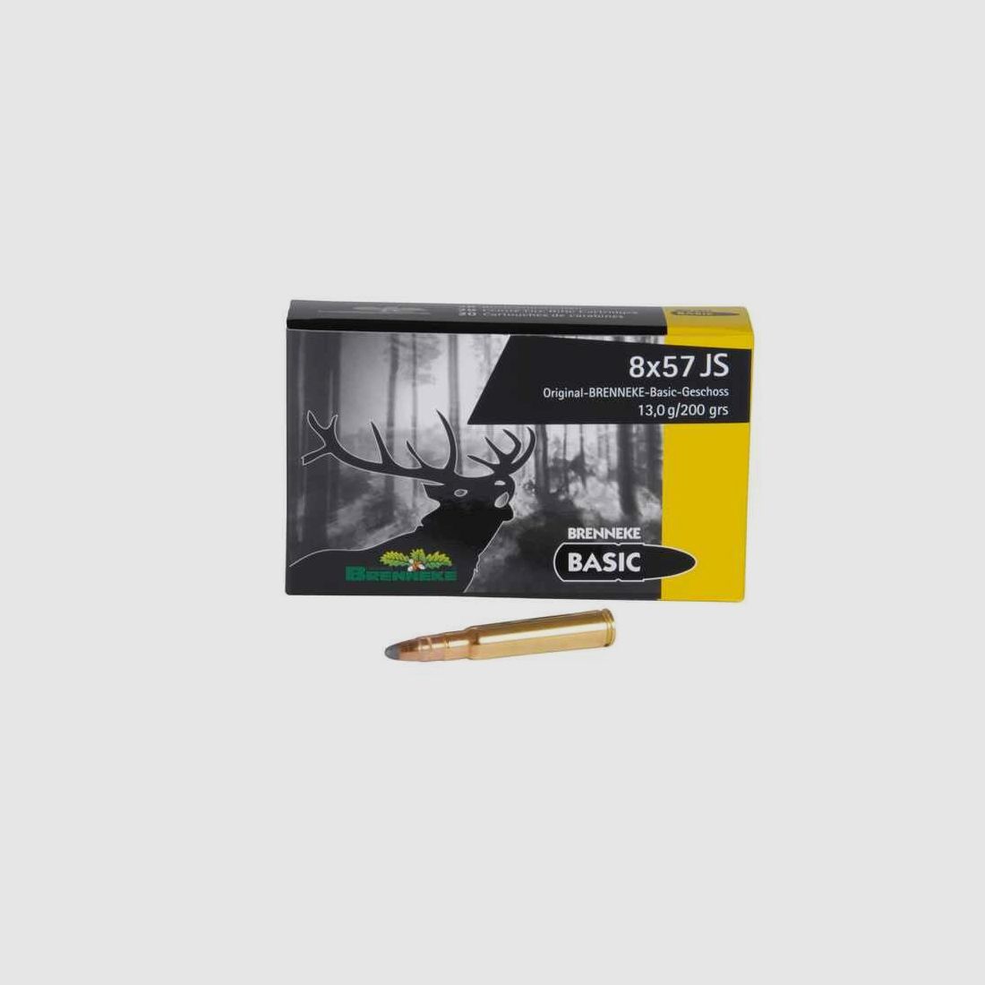 8x57 IS Basic TLM 12,9g/200grs. Brenneke