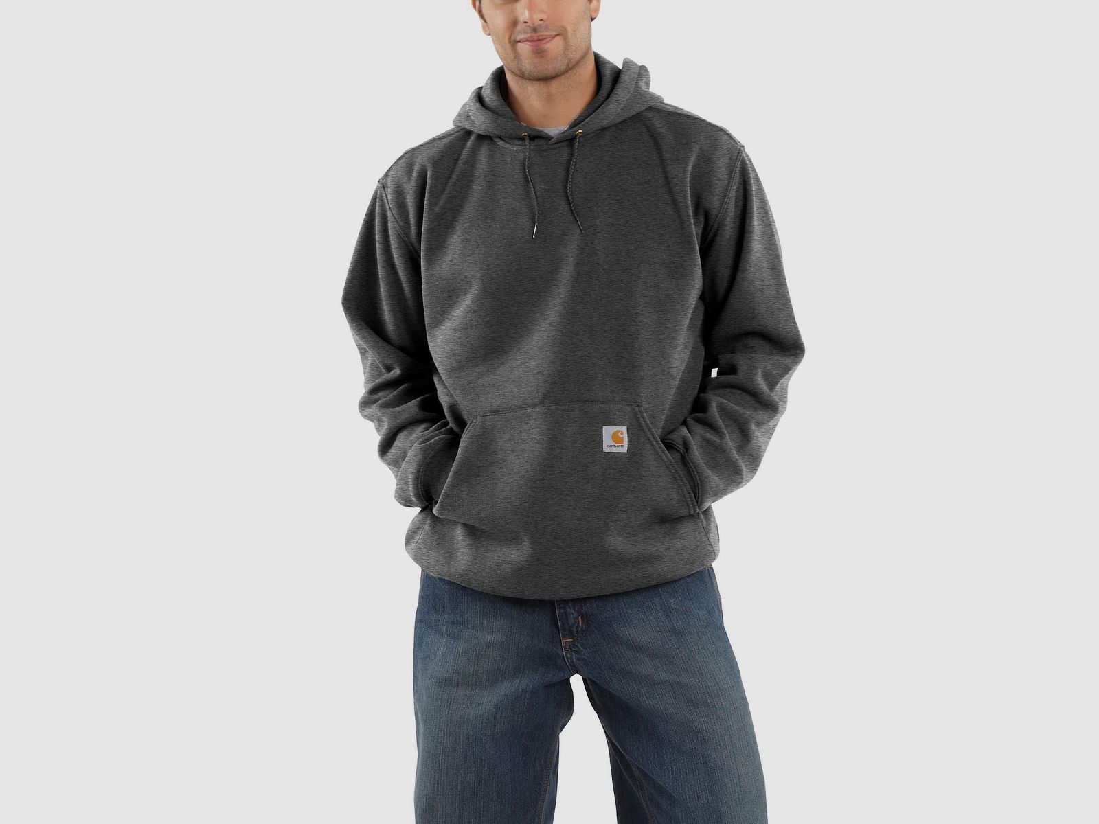 Carhartt Midweight Hoodie Men's Carbon Heather XS