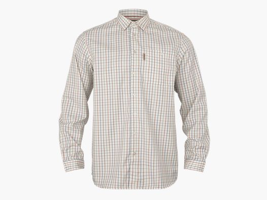 Härkila Haywood L/S Wool Blend Shirt Men Arabian Spice Check XXL