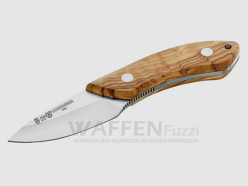 Cintura Nieto Gürtelmesser Roadrunner + fodero in pelle