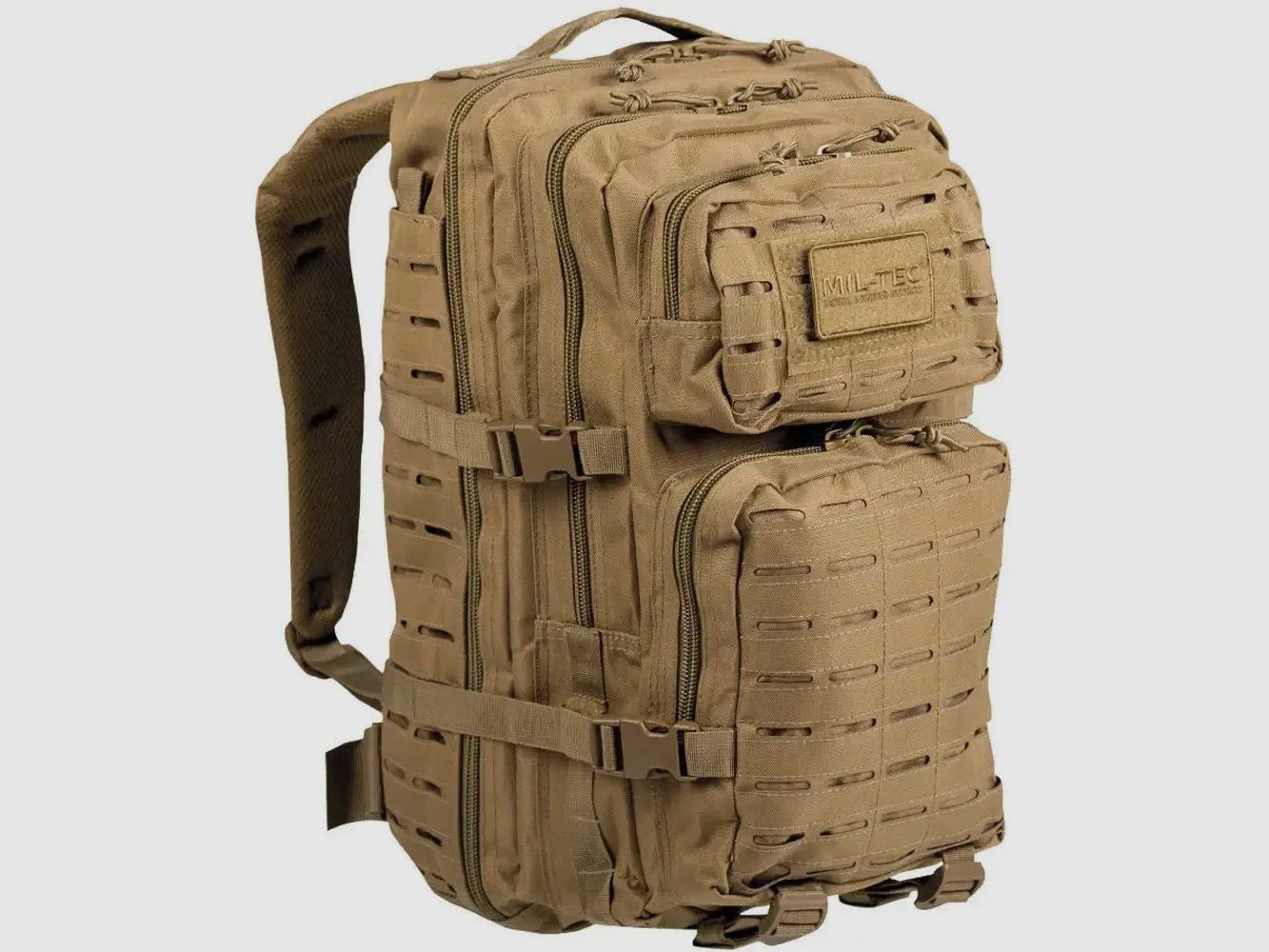 Mil-Tec Rucksack US Assault Pack Large Laser Cut 36 L - Coyote