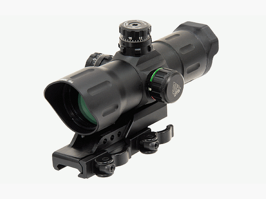 UTG CQB T-Dot Leuchtpunktvisier mit Offset Schnellspannmontage