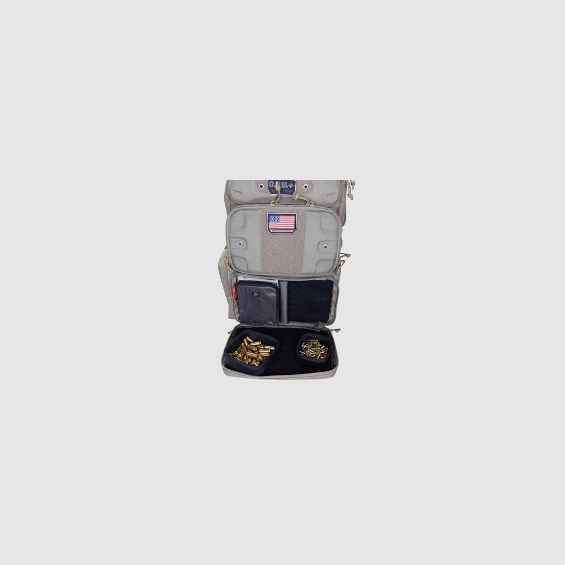 GPS Tactical range backpack tall for 4 handguns, Bild 3 von 3